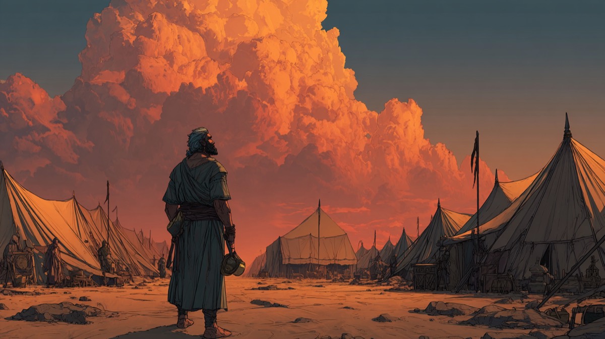 Numbers - illustrated Bible scene