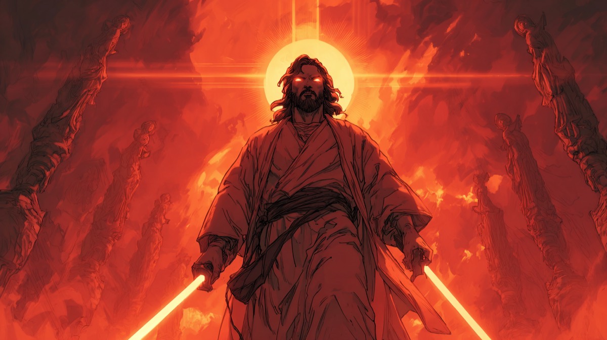 Revelation - illustrated Bible scene